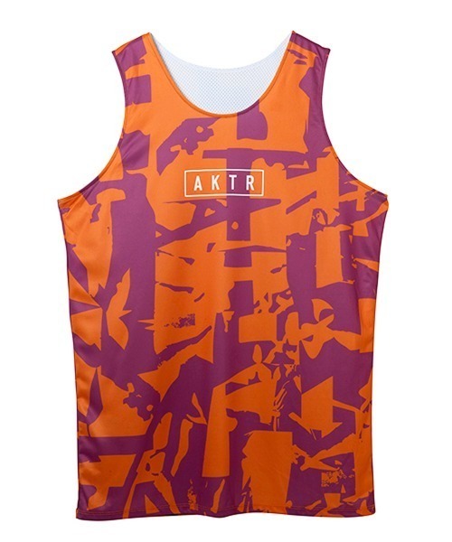 AKTR(アクター)の「AKTR CUT-UP CAMO REVERSIBLE TANK(アクター カットアップ カモ リバーシブル タンク)(タンクトップ・メンズ・オレンジ系/ブラック系・MEDIUM/LARGE/X-LARGE/XX-LARGE)」の12枚目の写真
