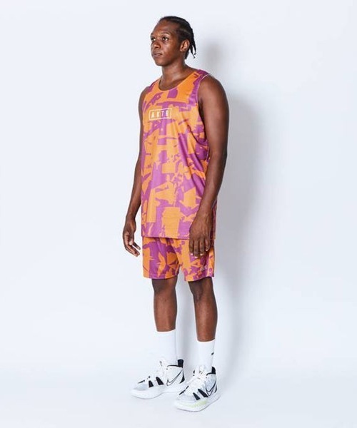 【新品未使用】AKTR CUT-UP CAMO REVERSIBLE TANK AKTR CUT-UP CAMO REVERSIBLE TANK（アクター カットアップ カモ