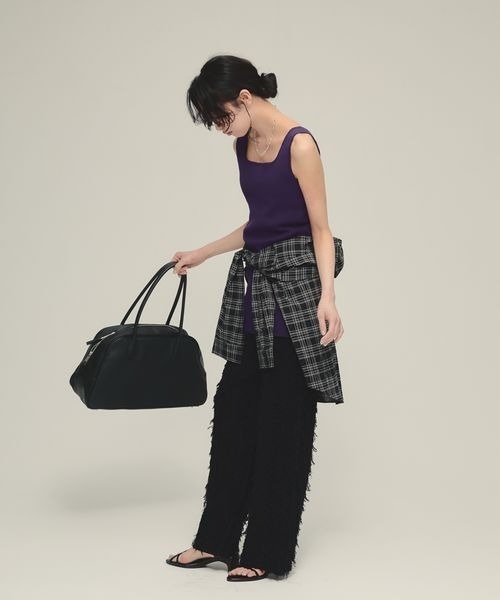 eL（エル）の「【eL】12G Fit Mini One-piece/452003（ワンピース・レディース・パープル/ブラック・FREE）」の14枚目の写真