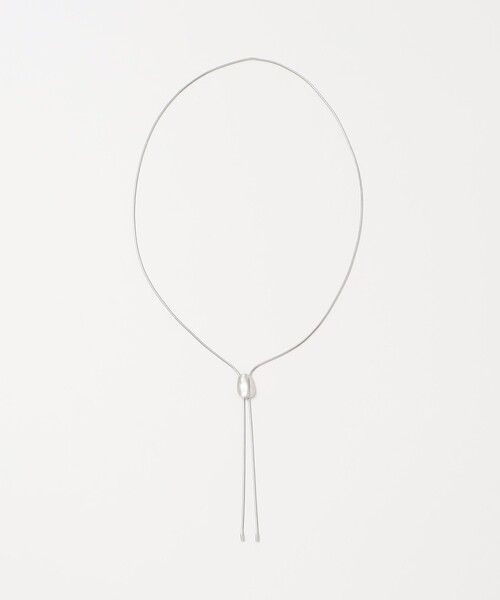 green label relaxing（グリーンレーベルリラクシング）の「メルティモチーフ ループタイ ネックレス（ネックレス・レディース・ゴールド/シルバー・FREE）」の9枚目の写真