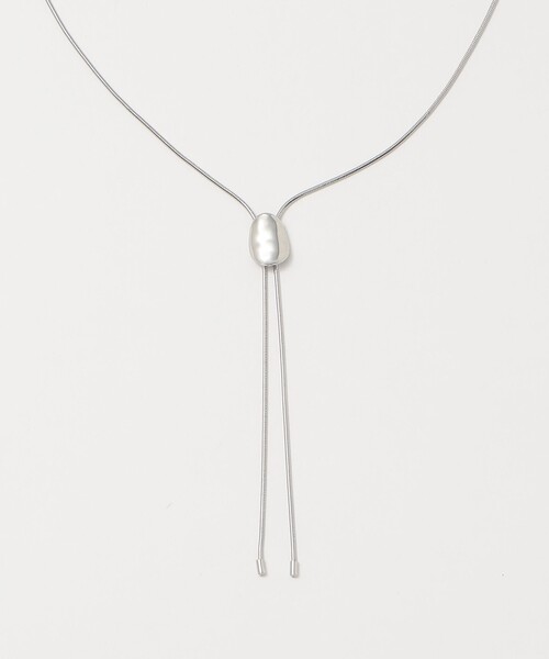 green label relaxing（グリーンレーベルリラクシング）の「メルティモチーフ ループタイ ネックレス（ネックレス・レディース・ゴールド/シルバー・FREE）」の10枚目の写真