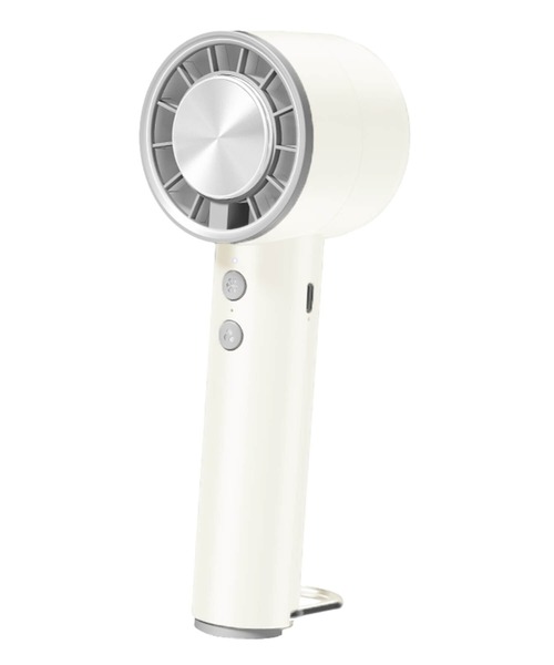 Cinderella（シンデレラ）の「ハンディファン 扇風機 小型 充電式 持ち運び コンパクト かわいい 首掛け 卓上 手持ち 長持ち 身に扇風機 薄型 軽い 軽量 長時間 シンプル 無地 おしゃれ レディース メンズ（生活家電・レディース・ブラック系1/ピンク/ホワイト/ピンク系1/ブラック/ホワイト系1・FREE）」の3枚目の写真