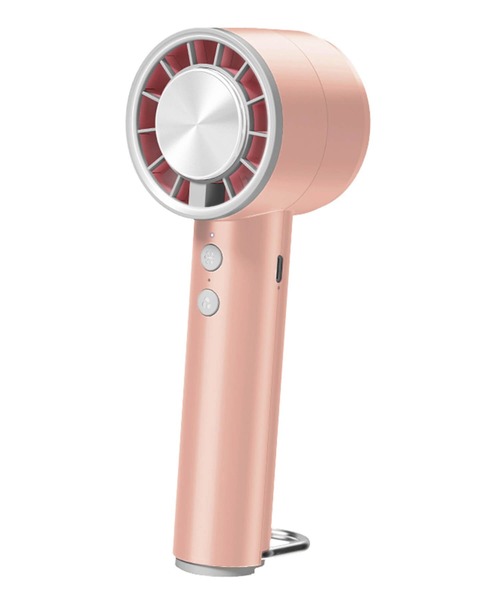 Cinderella（シンデレラ）の「ハンディファン 扇風機 小型 充電式 持ち運び コンパクト かわいい 首掛け 卓上 手持ち 長持ち 身に扇風機 薄型 軽い 軽量 長時間 シンプル 無地 おしゃれ レディース メンズ（生活家電・レディース・ブラック系1/ピンク/ホワイト/ピンク系1/ブラック/ホワイト系1・FREE）」の6枚目の写真