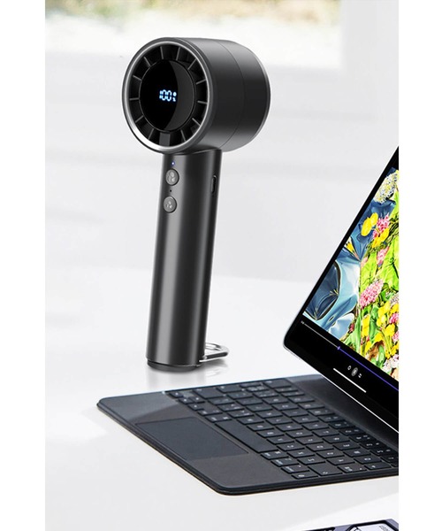 Cinderella（シンデレラ）の「ハンディファン 扇風機 小型 充電式 持ち運び コンパクト かわいい 首掛け 卓上 手持ち 長持ち 身に扇風機 薄型 軽い 軽量 長時間 シンプル 無地 おしゃれ レディース メンズ（生活家電・レディース・ブラック系1/ピンク/ホワイト/ピンク系1/ブラック/ホワイト系1・FREE）」の15枚目の写真