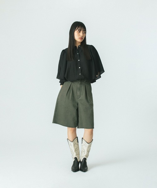 セール】FLARE SLEEVE BLOUSE（シャツ/ブラウス）｜ROSE BUD