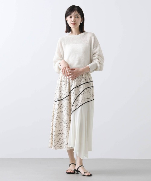 MARECHAL TERRE（マルシャルテル）の「Ｄｏｔウェーブラインスカート（スカート・レディース・ドット・FREE）」の2枚目の写真
