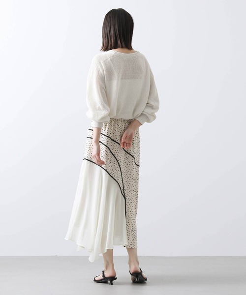 MARECHAL TERRE（マルシャルテル）の「Ｄｏｔウェーブラインスカート（スカート・レディース・ドット・FREE）」の4枚目の写真