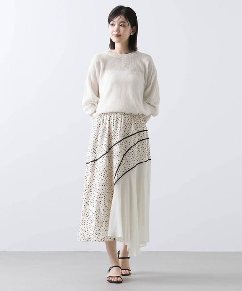 MARECHAL TERRE（マルシャルテル）の「Ｄｏｔウェーブラインスカート（スカート・レディース・ドット・FREE）」の5枚目の写真