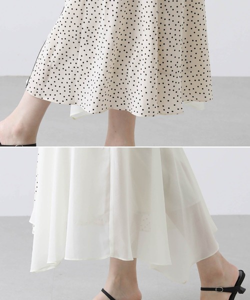 MARECHAL TERRE（マルシャルテル）の「Ｄｏｔウェーブラインスカート（スカート・レディース・ドット・FREE）」の13枚目の写真