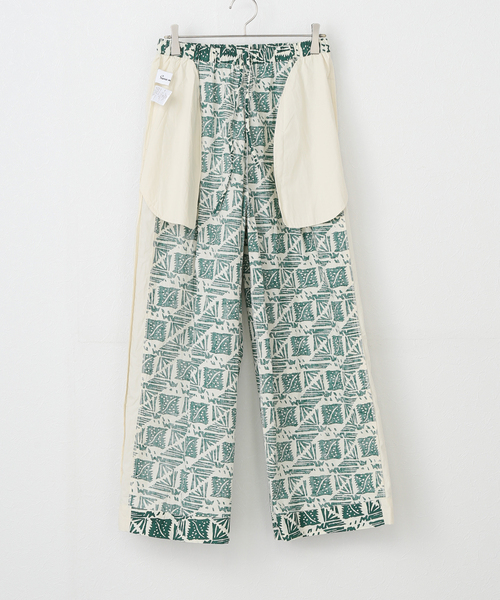 sara mallika（サラ マリカ）の「【SARA MALLIKA/サラマリカ】COTTON POPLIN PRINT PANTS（その他パンツ・レディース・グリーン・MEDIUM/SMALL）」の6枚目の写真