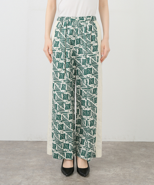 sara mallika（サラ マリカ）の「【SARA MALLIKA/サラマリカ】COTTON POPLIN PRINT PANTS（その他パンツ・レディース・グリーン・MEDIUM/SMALL）」の10枚目の写真