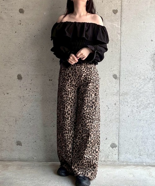 merrylatte（メリーラテ）の「オフショルフリルブラウス（シャツ/ブラウス・レディース・ブラック・FREE）」の21枚目の写真