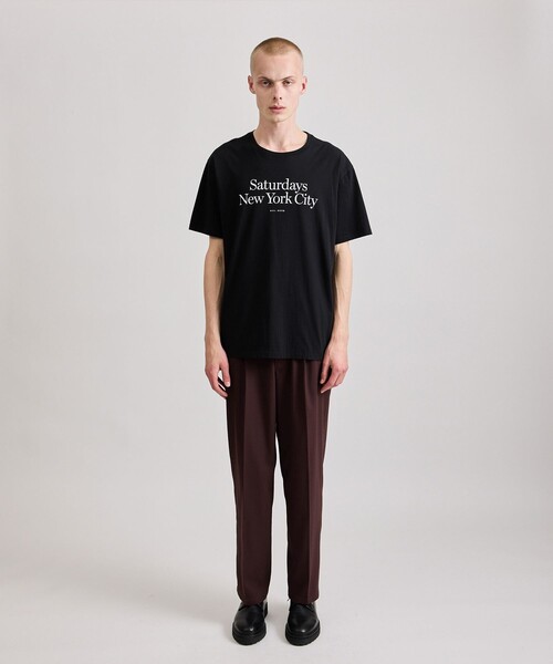 Saturdays NYC（サタデーズ ニューヨークシティ ）の「Miller Standard SS Tee（Tシャツ/カットソー・メンズ・ホワイト/ブラック・L/M/S/XL/X-SMALL）」の15枚目の写真