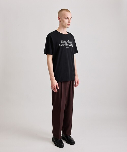 Saturdays NYC（サタデーズ ニューヨークシティ ）の「Miller Standard SS Tee（Tシャツ/カットソー・メンズ・ホワイト/ブラック・L/M/S/XL/X-SMALL）」の14枚目の写真