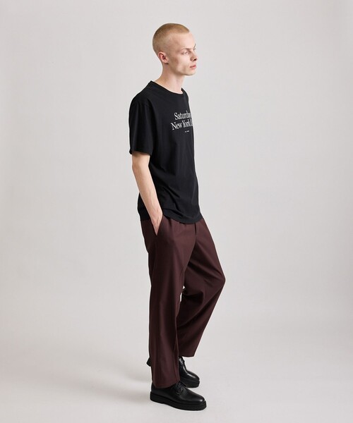 Saturdays NYC（サタデーズ ニューヨークシティ ）の「Miller Standard SS Tee（Tシャツ/カットソー・メンズ・ホワイト/ブラック・L/M/S/XL/X-SMALL）」の11枚目の写真