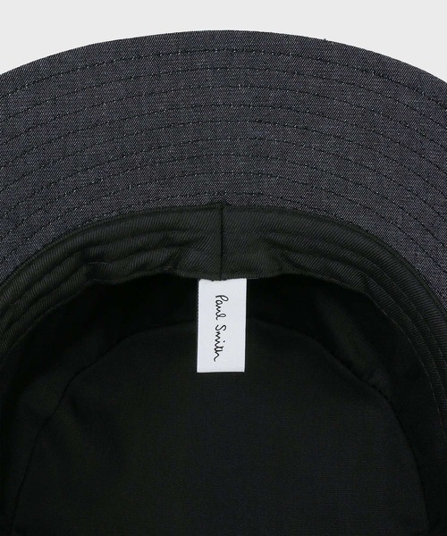 Paul Smith(ポールスミス)の「“Summer Paisley” バケットハット【150316 921DT】(ハット・メンズ・ブラック/ライトブルー・FREE)」の9枚目の写真