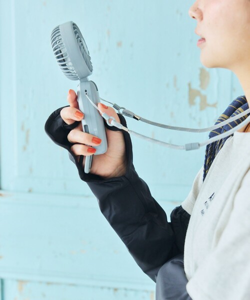 FREAK'S STORE（フリークスストア）の「icy/アイシー 指先までしっかりガード冷感アームカバー（アームカバー・レディース・ブラック・ONE SIZE）」の16枚目の写真