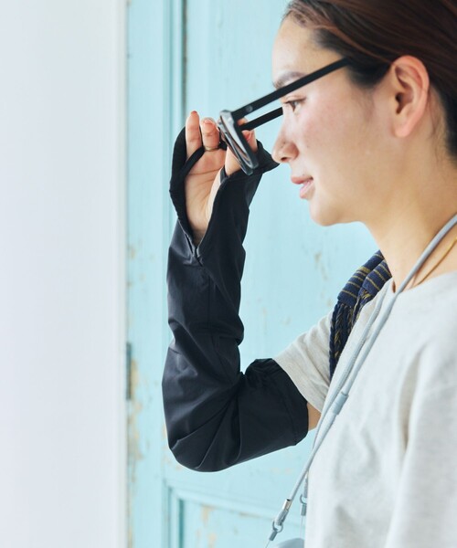 FREAK'S STORE（フリークスストア）の「icy/アイシー 指先までしっかりガード冷感アームカバー（アームカバー・レディース・ブラック・ONE SIZE）」の14枚目の写真