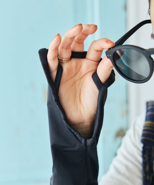 FREAK'S STORE（フリークスストア）の「icy/アイシー 指先までしっかりガード冷感アームカバー（アームカバー・レディース・ブラック・ONE SIZE）」の13枚目の写真