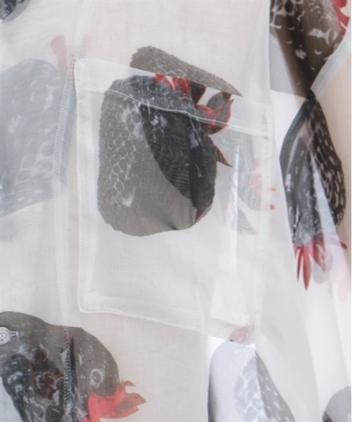 AXES-X（アクシーズエックス）の「イチゴプリントシアーシャツ（シャツ/ブラウス・メンズ・ブラック/レッド/パープル・LARGE/X-LARGE/MEDIUM）」の13枚目の写真