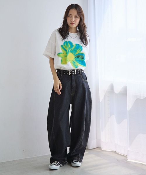 PBLIM(ページボーイリム)の「《UNISEX》カーブデニム(デニムパンツ・レディース・ブラック/インディゴブルー/ブルー系その他・MEDIUM/LARGE)」の12枚目の写真