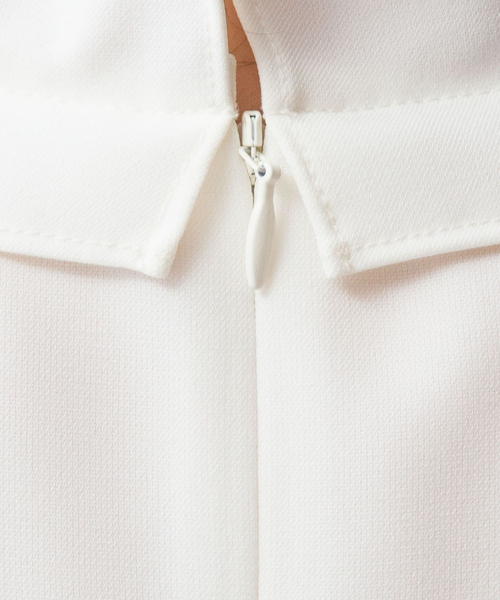 NARACAMICIE（ナラカミーチェ）の「【NARACAMICIE】NERO　リボン半袖ブラウス（シャツ/ブラウス・レディース・ブラック/ホワイト・M/L/XL）」の10枚目の写真