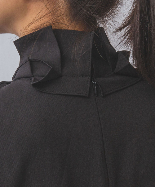 NARACAMICIE（ナラカミーチェ）の「【NARACAMICIE】NERO　リボン半袖ブラウス（シャツ/ブラウス・レディース・ブラック/ホワイト・M/L/XL）」の18枚目の写真