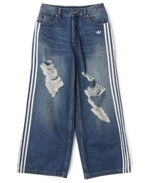 adidas ATHLETIC DEPT DENIM FIREBIRD PANTS / アディダス
