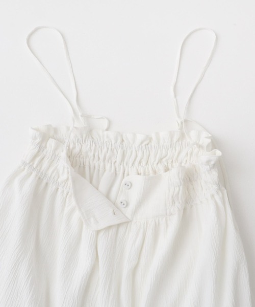 KBF（ケイビーエフ）の「ボリュームサロペット（サロペット/オーバーオール・レディース・オフホワイト/ブラック/カーキ・ONE）」の17枚目の写真