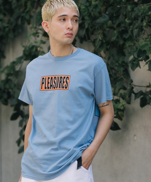 PLEASURES（プレジャー）の「PLEASURES/プレジャーズ THIRSTY T-SHIRT 半袖Ｔシャツ バックプリント ロゴ（Tシャツ/カットソー・メンズ・ブラック/ライトブルー・M/L/XL）」の12枚目の写真