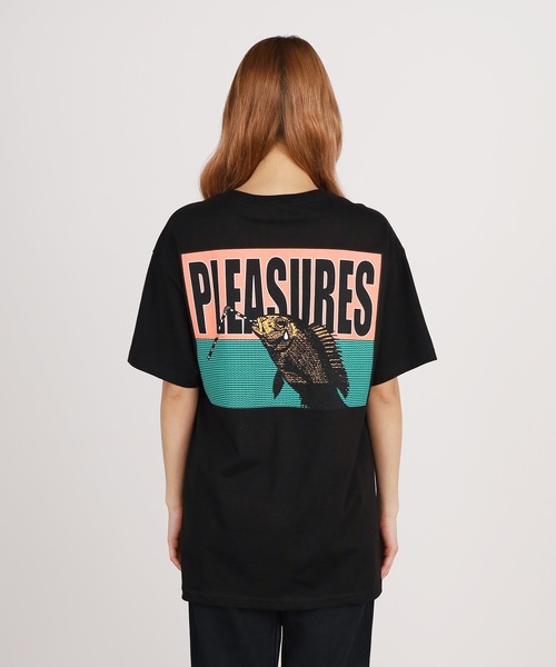 PLEASURES（プレジャー）の「PLEASURES/プレジャーズ THIRSTY T-SHIRT 半袖Ｔシャツ バックプリント ロゴ（Tシャツ/カットソー・メンズ・ブラック/ライトブルー・M/L/XL）」の17枚目の写真
