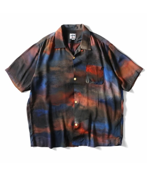 HOUSTON ヒューストン］GRADATION ALOHA SHIRT グラデーション 百虎 龍