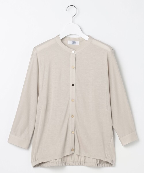 J.PRESS Ladies(J.プレス レディス)の「【洗える・接触冷感】ジャージー ブルゾン(ブルゾン・レディース・グレー系/ブラウン系/ライトグレー系・SMALL)」の11枚目の写真