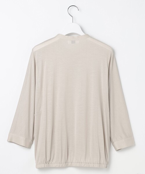J.PRESS Ladies(J.プレス レディス)の「【洗える・接触冷感】ジャージー ブルゾン(ブルゾン・レディース・グレー系/ブラウン系/ライトグレー系・SMALL)」の12枚目の写真