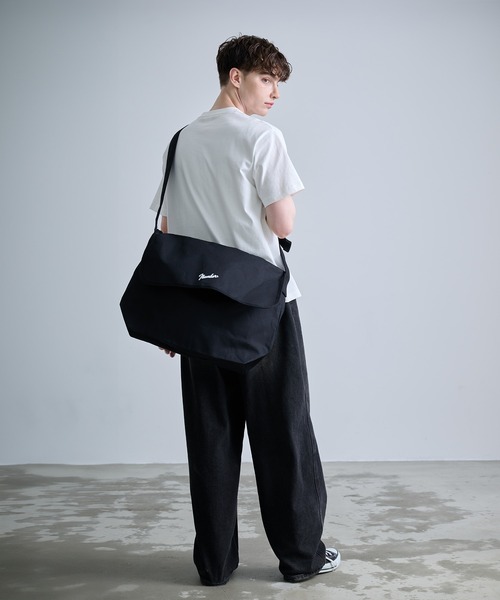 NUMBER (N)INE（ナンバーナイン）の「【NUMBER(N)INE/ナンバーナイン】SHOULDER BAG（L）/2WAYショルダーバッグLサイズ（ショルダーバッグ・メンズ・ブラック/ホワイト・FREE）」の20枚目の写真