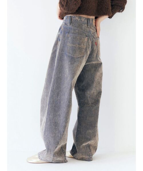 アングリッド　フロッキー起毛カーブデニム フロッキー起毛カーブデニム（デニムパンツ）｜Ungrid（アン