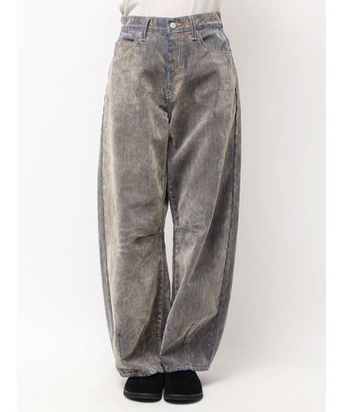 フロッキー起毛カーブデニム（デニムパンツ）｜Ungrid（アングリッド