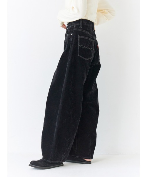 アングリッド　フロッキー起毛カーブデニム フロッキー起毛カーブデニム（デニムパンツ）｜Ungrid（アン