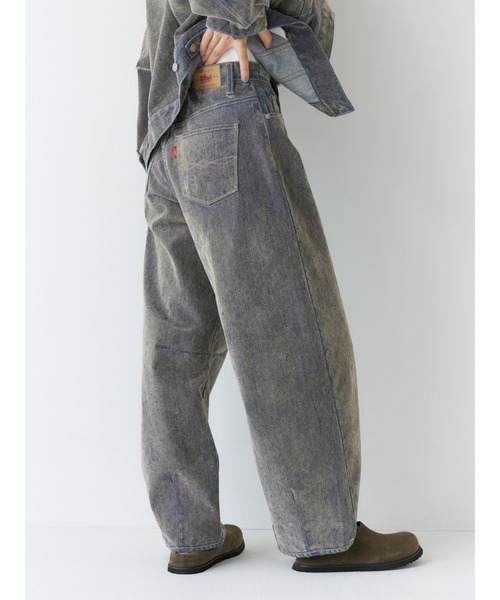 アングリッド　フロッキー起毛カーブデニム フロッキー起毛カーブデニム（デニムパンツ）｜Ungrid（アン