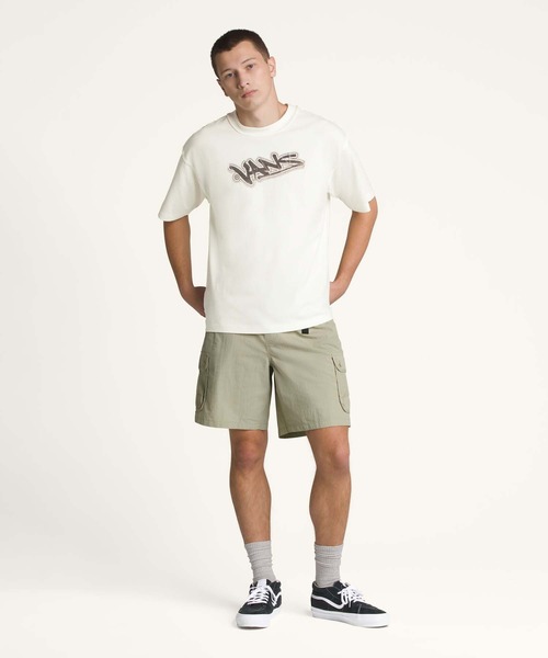 VANS（バンズ）の「VANS PREMIUM SLAP Tシャツ（Tシャツ/カットソー・メンズ・ダークグリーン/オフホワイト・LARGE/MEDIUM/SMALL/X-LARGE）」の9枚目の写真