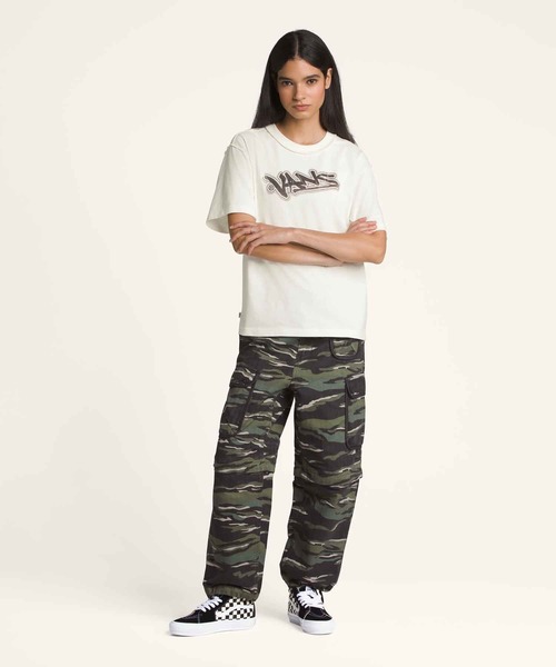 VANS（バンズ）の「VANS PREMIUM SLAP Tシャツ（Tシャツ/カットソー・メンズ・ダークグリーン/オフホワイト・LARGE/MEDIUM/SMALL/X-LARGE）」の10枚目の写真