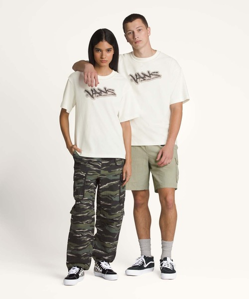 VANS（バンズ）の「VANS PREMIUM SLAP Tシャツ（Tシャツ/カットソー・メンズ・ダークグリーン/オフホワイト・LARGE/MEDIUM/SMALL/X-LARGE）」の11枚目の写真