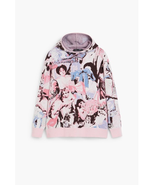 Desigual×Maria Escote】ヴィクトリアンプリントフーディー