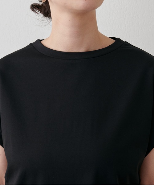 tシャツ 「LARUTA」折り返し袖口タックカットプルオーバー レディース セール】【LARUTA】折り返し袖口タックカットプルオーバー（T