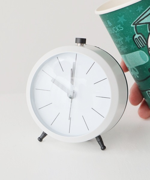 Opt!（オプト）の「Opt!/オプト テーブルクロック 置時計（置時計・メンズ・ホワイト/ブラック/カーキ・FREE）」の2枚目の写真