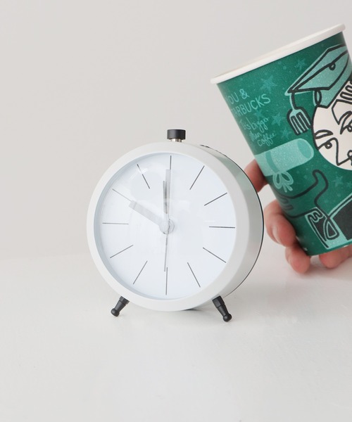 Opt!（オプト）の「Opt!/オプト テーブルクロック 置時計（置時計・メンズ・ホワイト/ブラック/カーキ・FREE）」の5枚目の写真