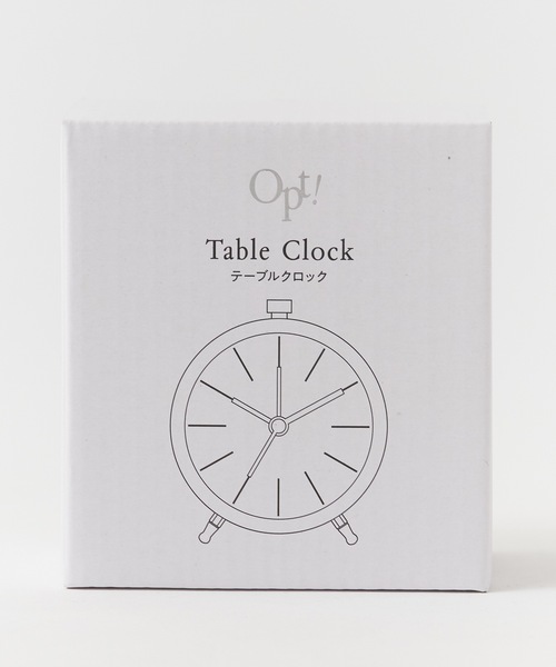 Opt!（オプト）の「Opt!/オプト テーブルクロック 置時計（置時計・メンズ・ホワイト/ブラック/カーキ・FREE）」の17枚目の写真