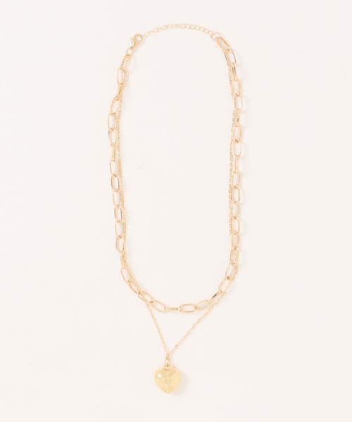 apres jour mignon(アプレジュールミニョン)の「【apresjour mignon×ARIAZ】ハートチェーンネックレス(ネックレス・レディース・ゴールド/シルバー・ONESIZE)」の6枚目の写真