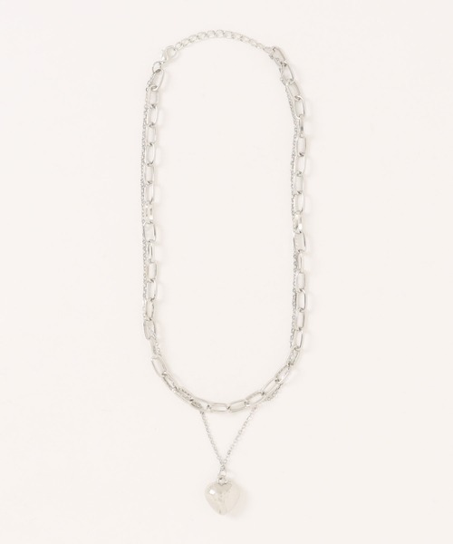 apres jour mignon(アプレジュールミニョン)の「【apresjour mignon×ARIAZ】ハートチェーンネックレス(ネックレス・レディース・ゴールド/シルバー・ONESIZE)」の7枚目の写真