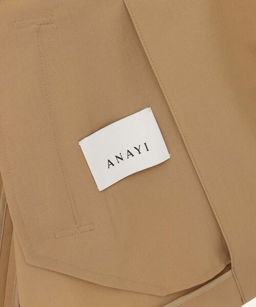 ANAYI(アナイ)の「リネンライクフレンチジャケット(その他アウター・レディース・モカ/ブラック・36/38)」の14枚目の写真